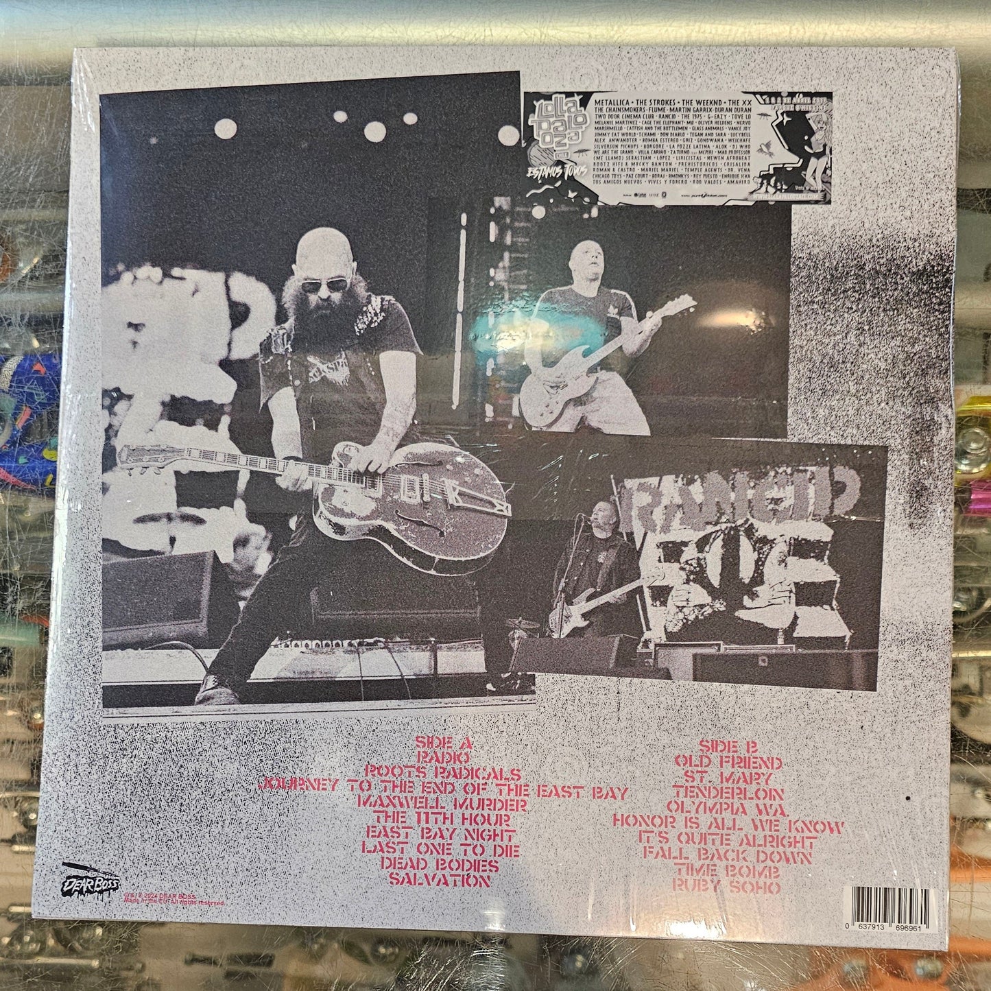RANCID - EL PUNK NO HA MUERTO! LIVE IN CHILE 2017 (COLOR VINYL) LP Record *Unofficial Release*