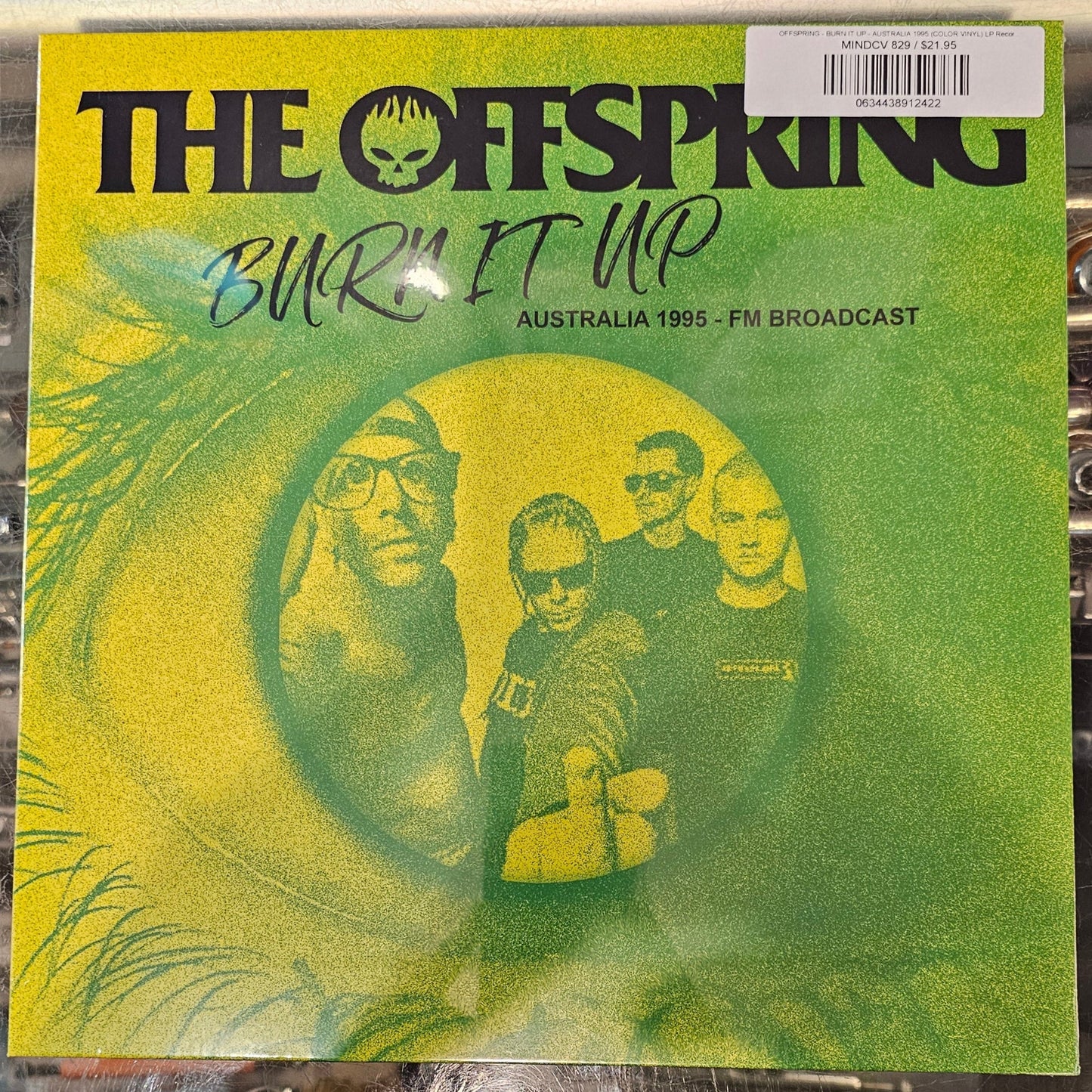 OFFSPRING - BURN IT UP - AUSTRALIA 1995 (COLOR VINYL) LP Record *Unofficial Release*