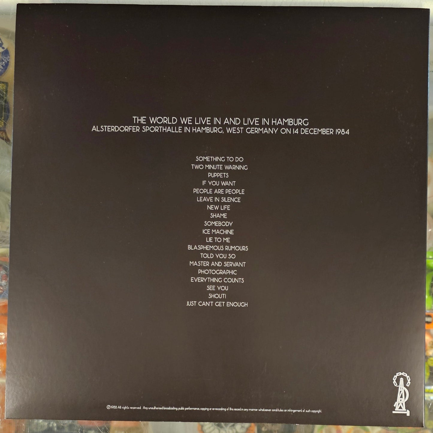 Depeche Mode – Live In Hamburg 1984 2x Vinyl LP Record *Unofficial Release*