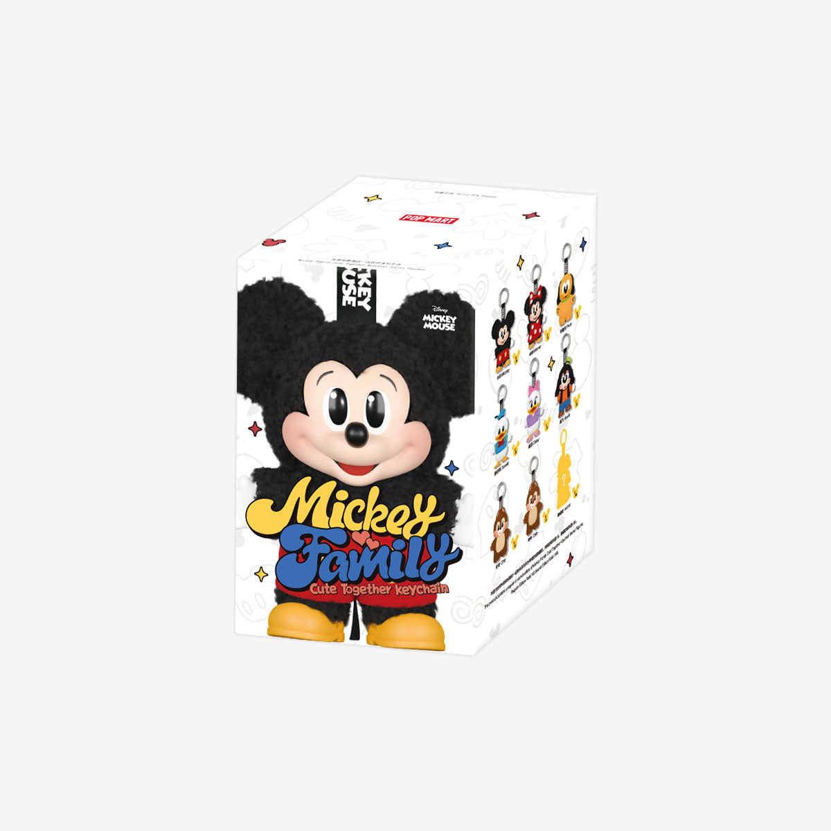 POPmart Mickey Family Cute Together Keychain Series Figures (1 Blind Box)