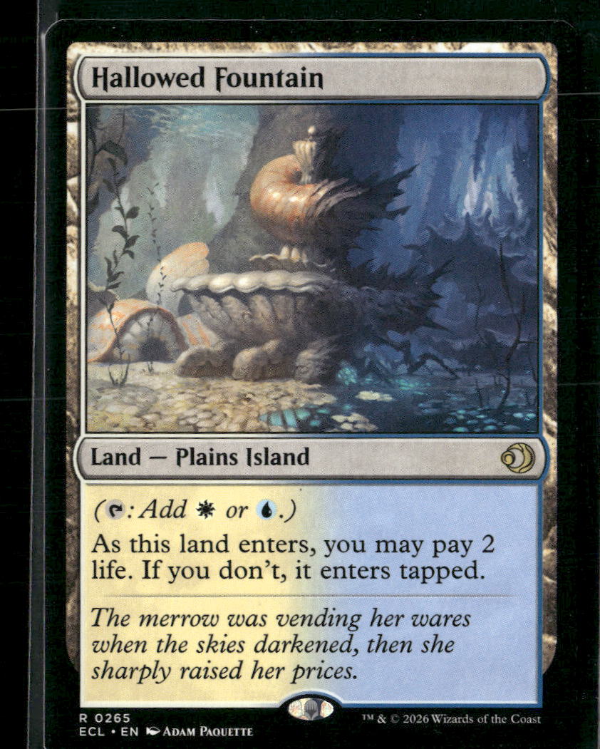 Hallowed Fountain #0265 Rare - Magic: The Gathering Eternal Collection - Golden Apple Comics