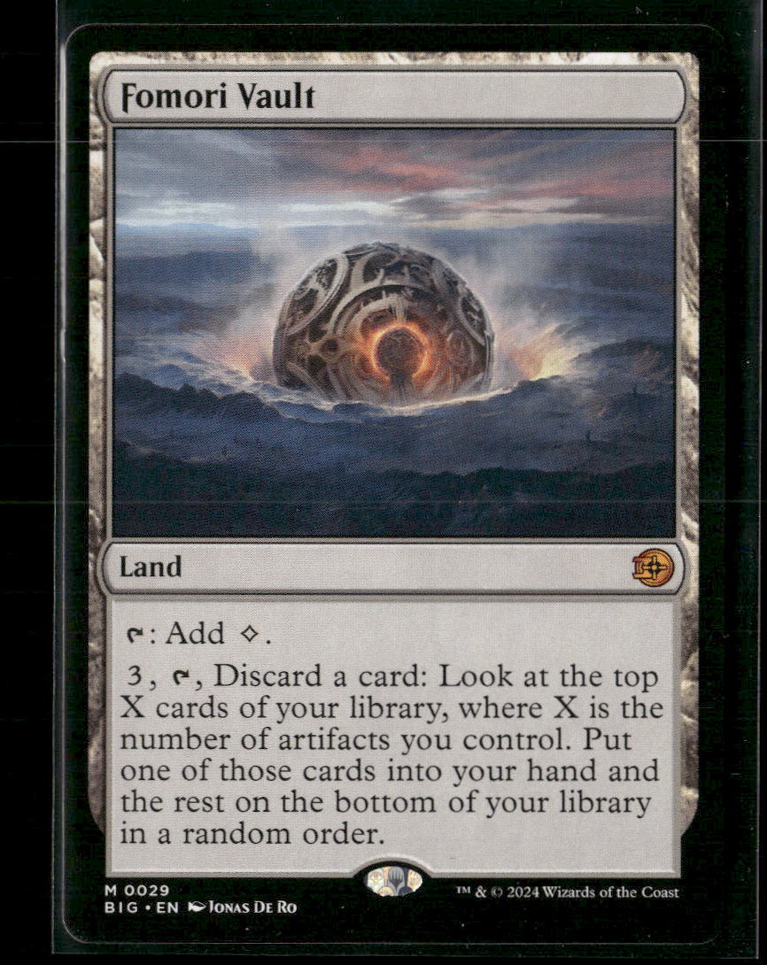 Fomori Vault #0029 Mythic Rare - Magic: The Gathering The Big Score - Golden Apple Comics