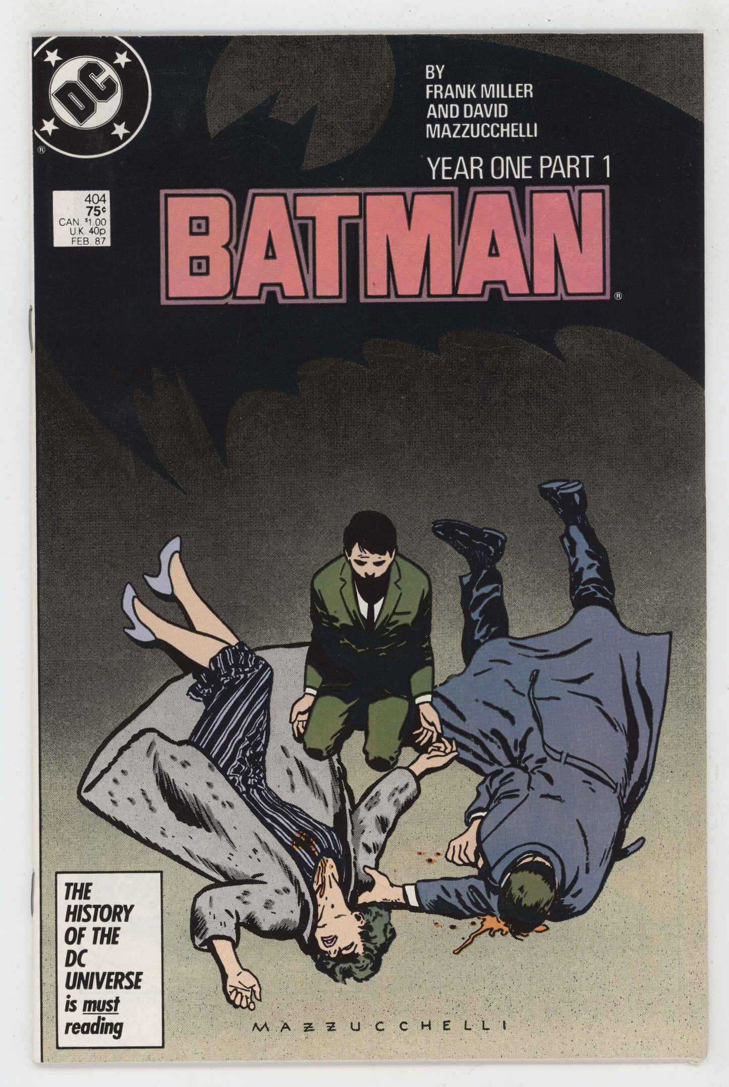 Batman 404 DC 1987 NM- 9.2 Year One Frank Miller Catwoman 1st Print