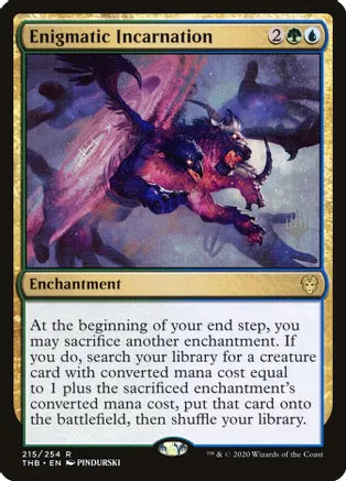 MTG: 215/254 Enigmatic Incarnation (TBD) (Promo)