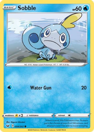 Sobble () 054/202 - SWSH01 Sword & Shield Base Set