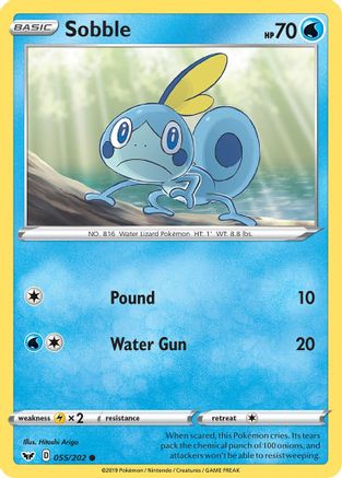 Sobble () 055/202 - SWSH01 Sword & Shield Base Set