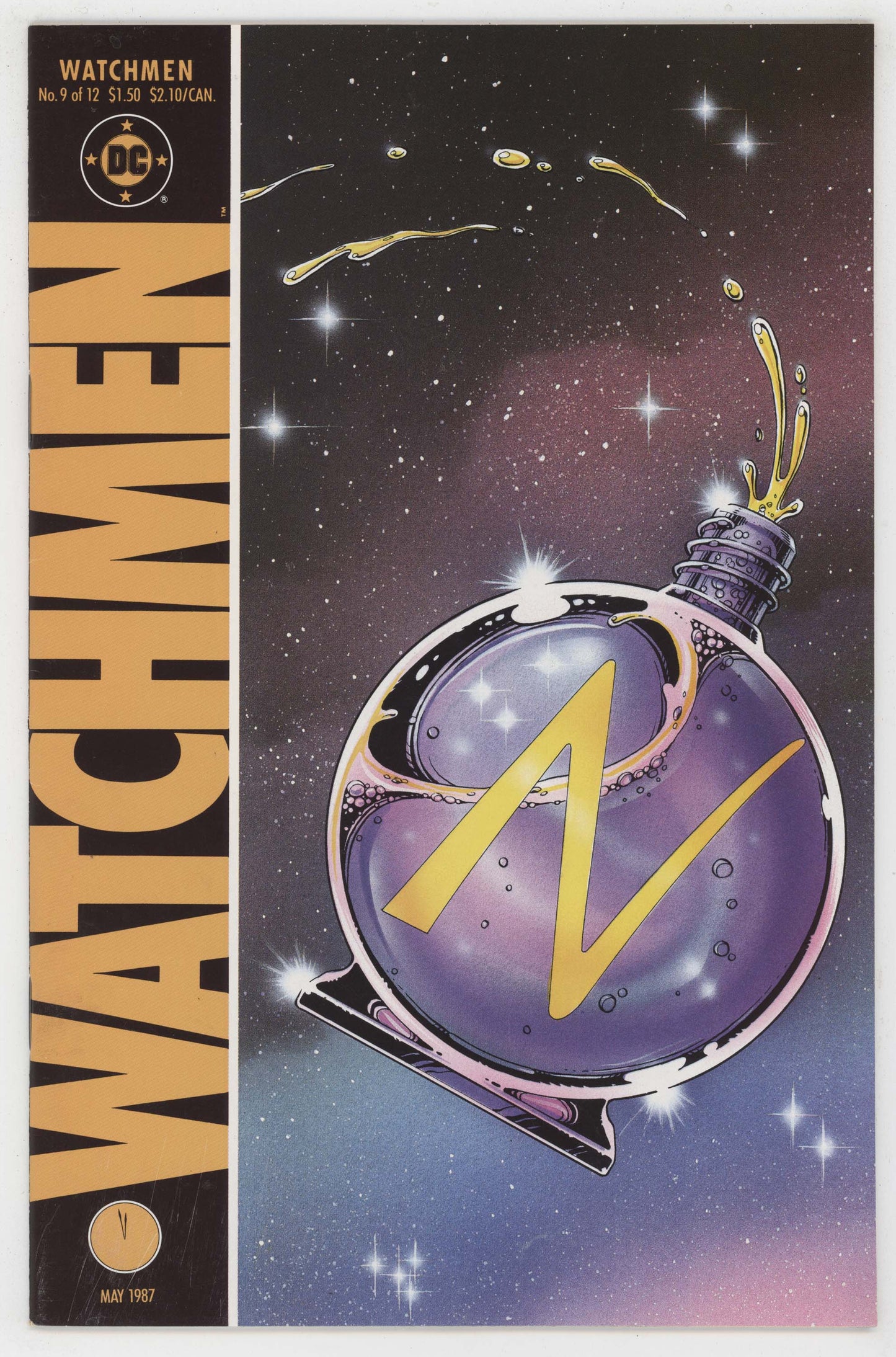 Watchmen 9 DC 1987 FN 1st Print Rorschach Dr. Manhattan Alan Moore