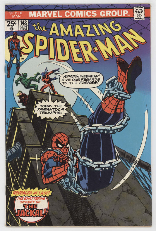 Amazing Spider-Man 148 Marvel 1975 FN VF Gwen Stacy Tarantula Jackal Clone
