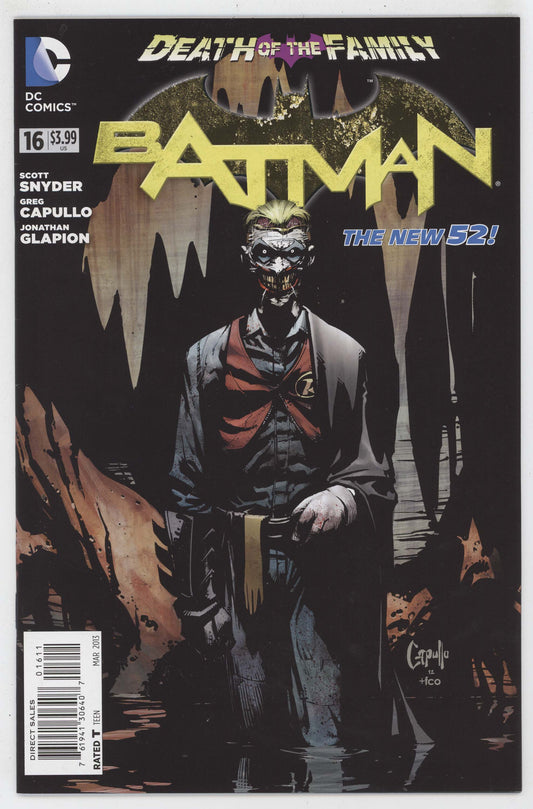 Batman 16 A DC 2013 NM- 9.2 New 52 Scott Snyder Greg Capullo Death Of The Family