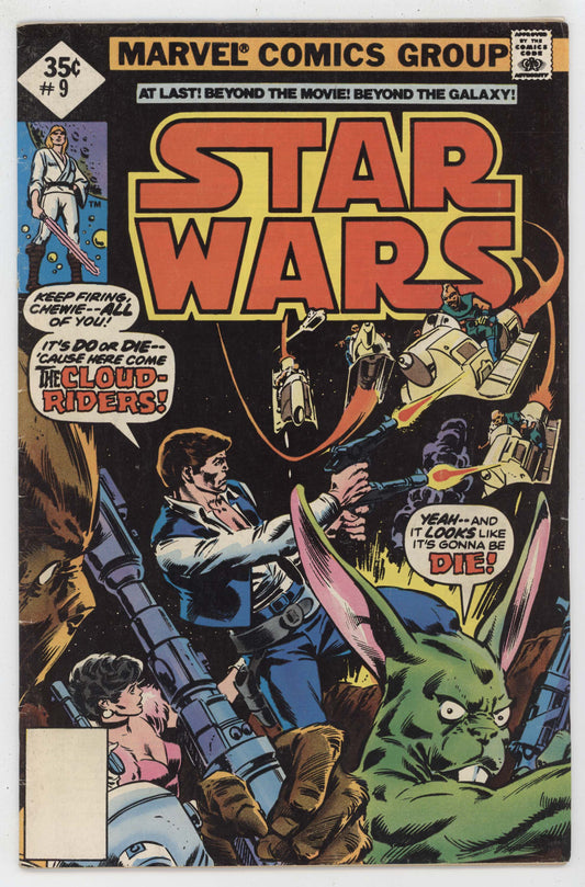 Star Wars 9 Marvel 1978 FN Whitman Jaxxon Han Solo Chewbacca
