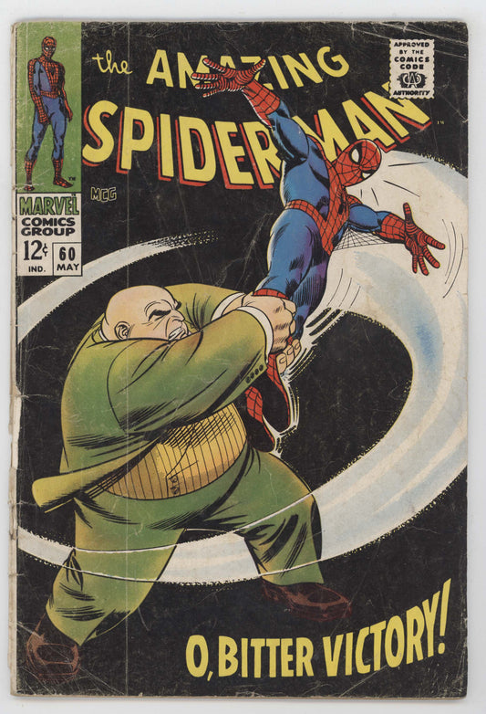 Amazing Spider-Man 60 Marvel 1968 FR GD Stan Lee John Romita Kingpin