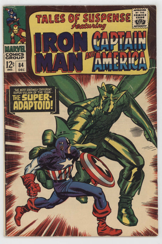Tales Of Suspense 84 Marvel 1966 VG FN Iron Man Captain America Stan Lee