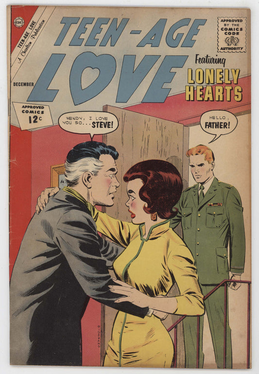 Teen-Age Love 29 Charlton 1962 FN Dick Giordano GGA Father Son Triangle