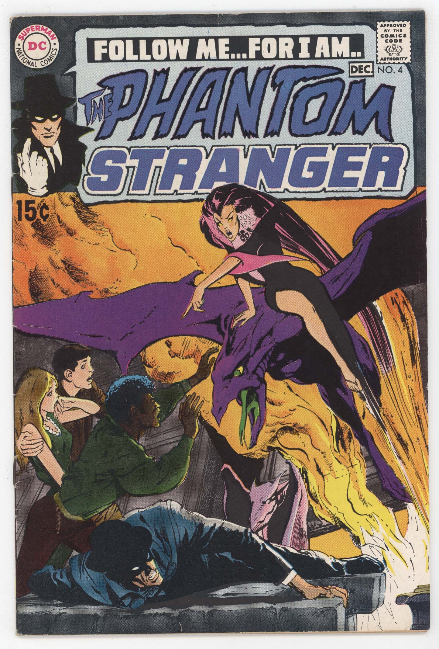 Phantom Stranger 4 DC 1969 FN Neal Adams 1st Tala