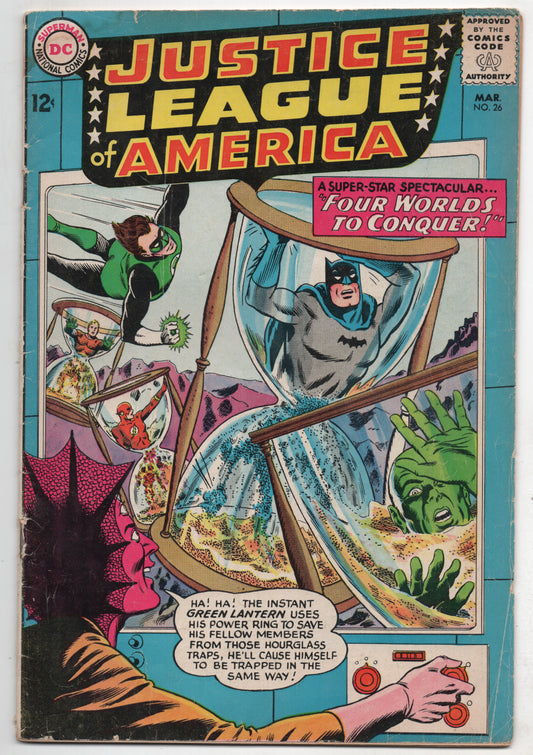 Justice League Of America 26 DC 1964 VG Green Lantern Batman Flash Aquaman