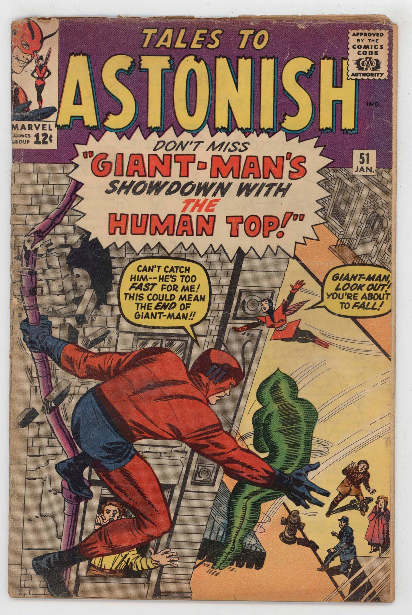 Tales To Astonish 51 Marvel 1964 GD VG Homan Top Giant Man Wasp Stan Lee