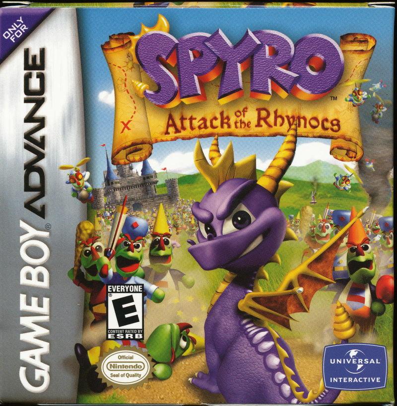 Spyro: Attack Of The Rhynocs (Gameboy Advance)