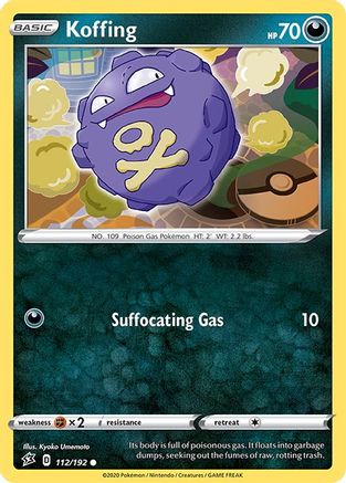 Koffing 112/192 - SWSH02 Rebel Clash Reverse Holofoil
