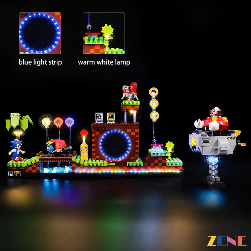 LEGO Sonic the Hedgehogs™ – Green Hill Zone #21331 (Ver. 2) Light Kit