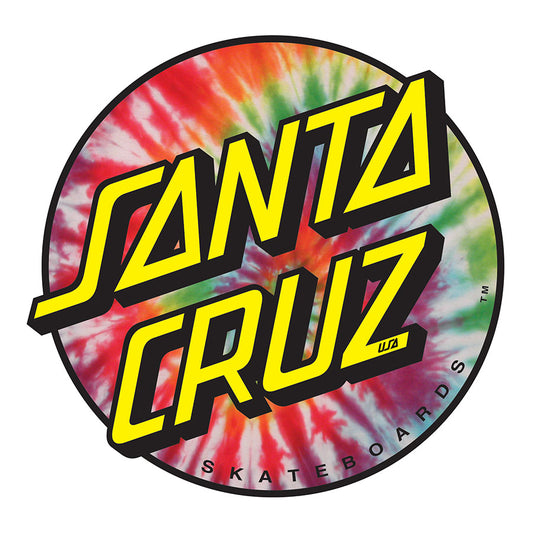 Santa Cruz Tie Dye Dot Sticker