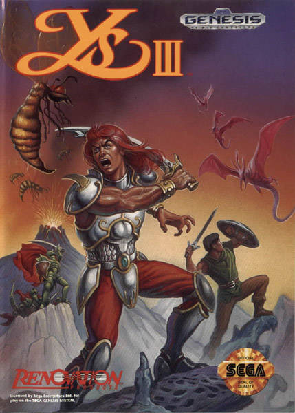 Ys III Wanderers from Ys (Sega Genesis)