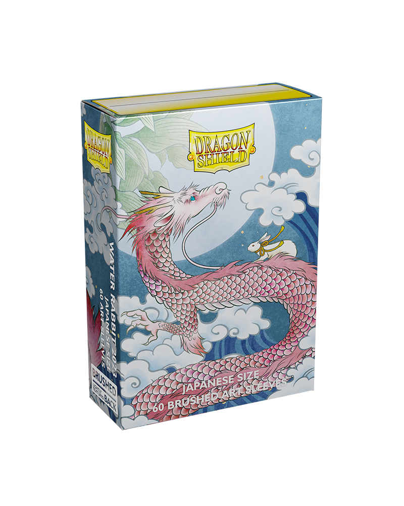 Dragon Shield: Japanese Size 60ct Brushed Art Sleeves - Water Rabbit (2023)