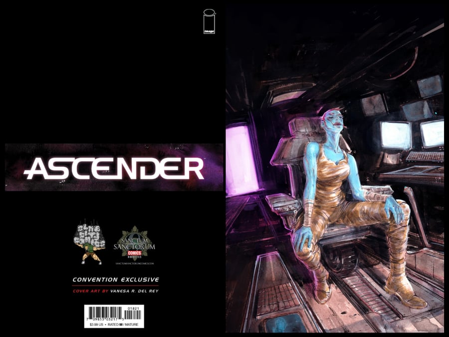 ASCENDER #18 SSCO VANESA DEL REY SDCC CONVENTION EXCLUSIVE VIRGIN VARIANT 2021