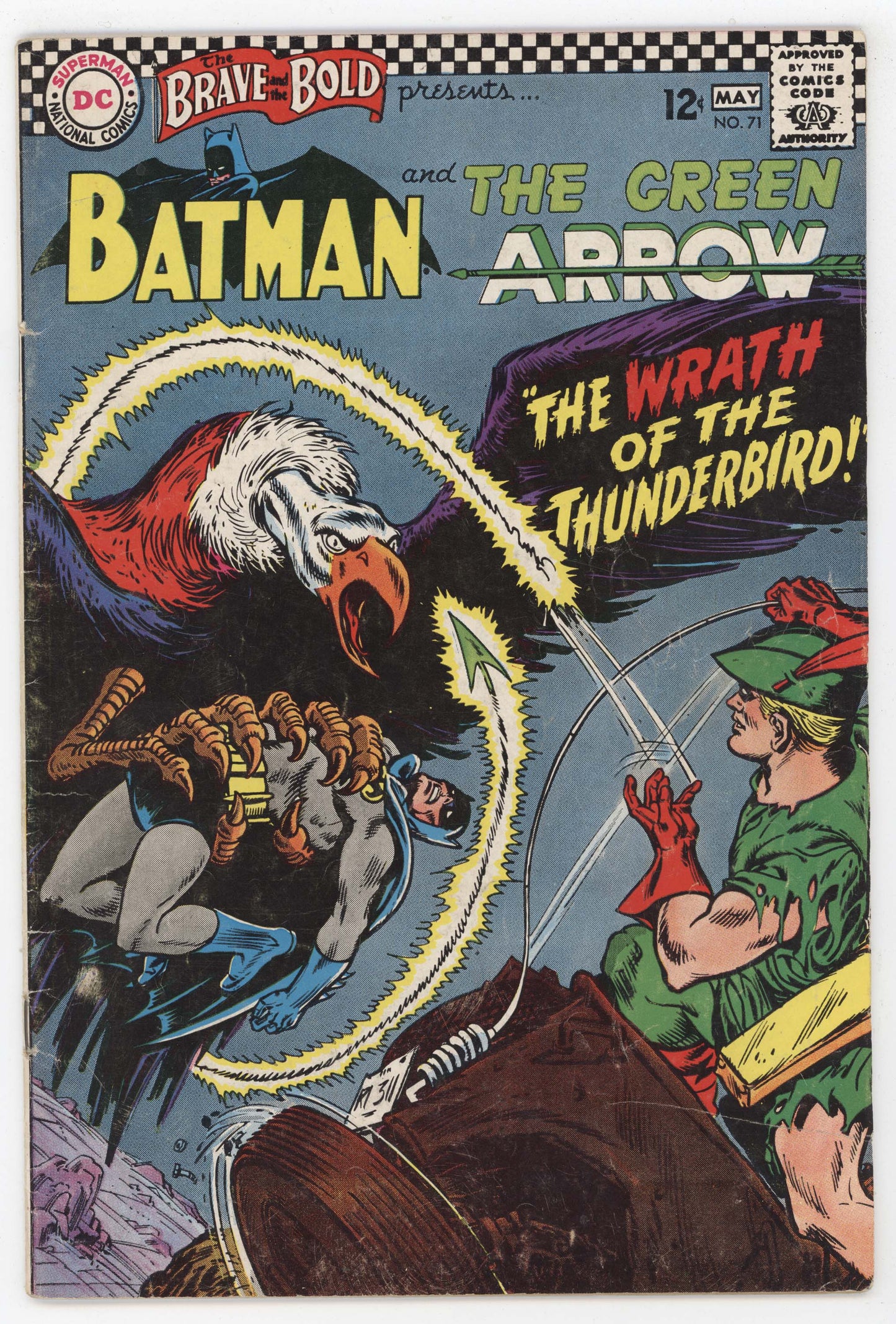 Brave And The Bold 71 DC 1967 VG Carmine Infantino Batman Green Arrow