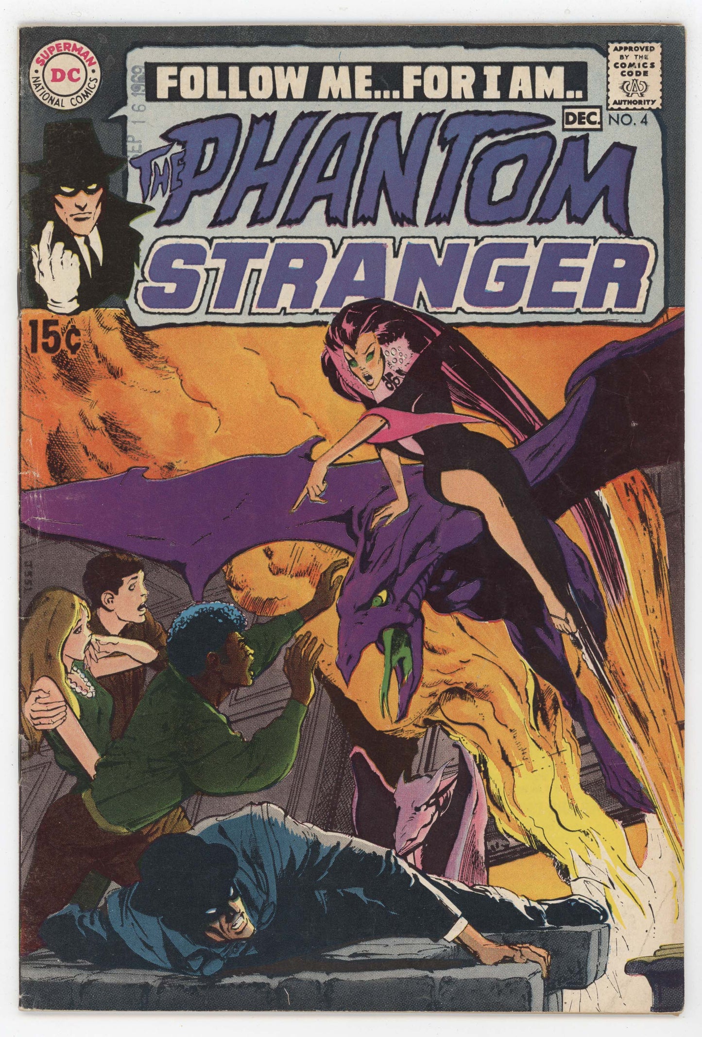 Phantom Stranger 4 DC 1969 VG FN Neal Adams 1st Tala