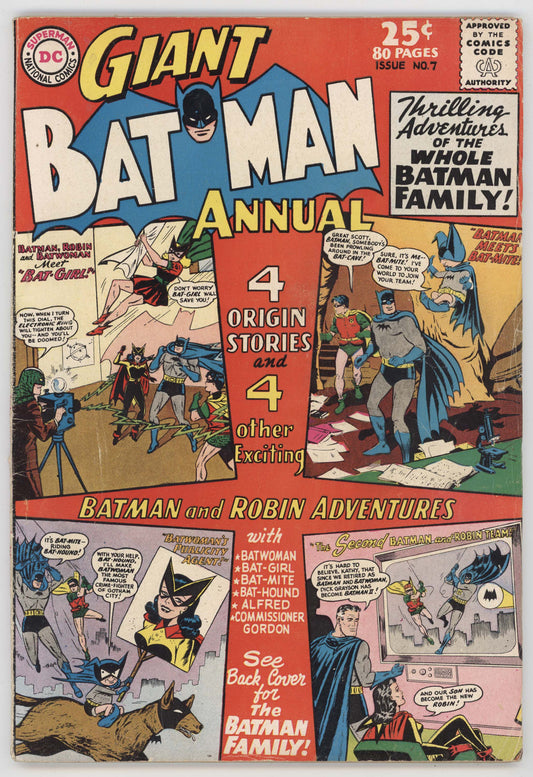 Batman Annual 7 DC 1964 FN Sheldon Moldoff Batgirl Bat-Mite Batwoman Robin
