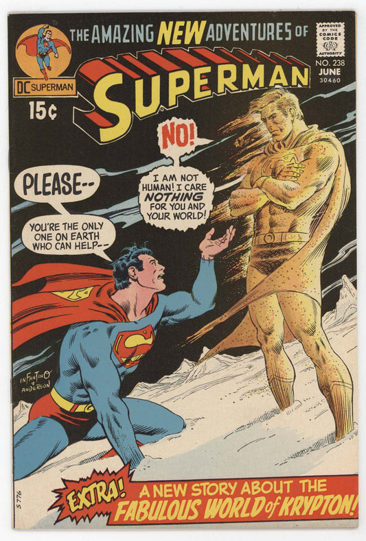 Superman 238 DC 1971 Carmine Infantino Denny O'Neil