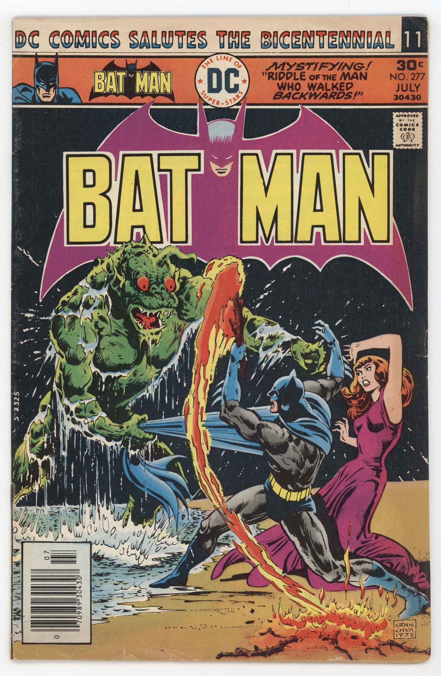 Batman 277 DC 1976 VG FN Ernie Chan Sea Monster GGA