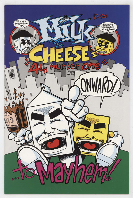 Milk & Cheese 4 Slave Labor 1993 NM 1st Print Evan Dorkin 4th Number One 1