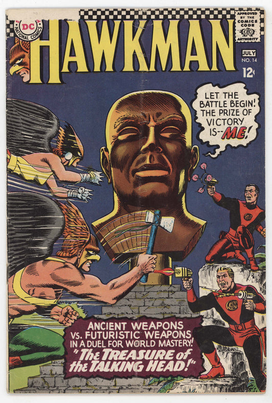 Hawkman 14 DC 1966 GD VG Murphy Anderson Gardner Fox Hawkgirl