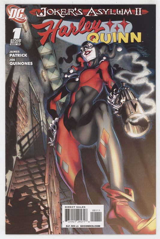 Joker's Asylum II Harley Quinn 1 DC 2010 NM Joe Quinones GGA Batman