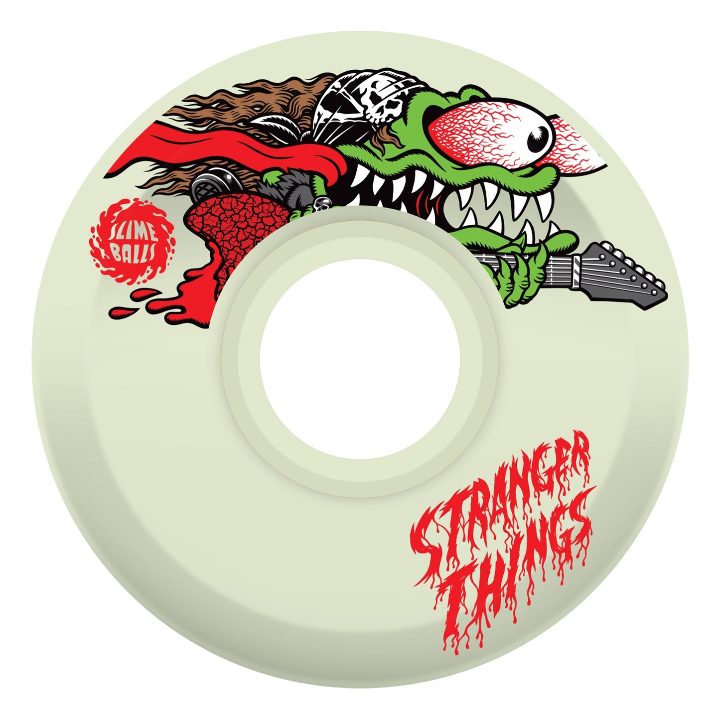 SANTA CRUZ x STRANGER THINGS SLASHER EDDIE REVEAL 10.1" COMPLETE SKATEBOARD