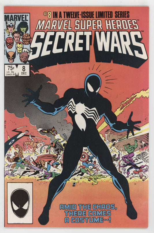 Marvel Super Heroes Secret Wars 8 1984 NM- 9.2 1st Black Costume Venom Symbiote