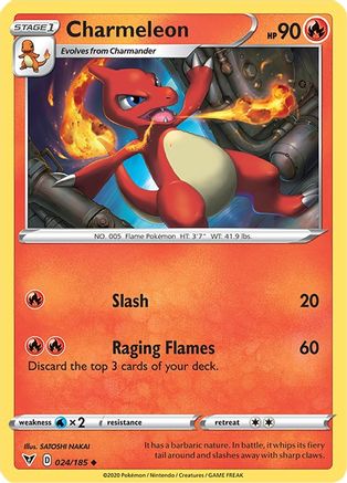 Charmeleon 024/185 - SWSH04 Vivid Voltage
