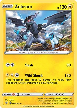 Zekrom 060/185 - SWSH04 Vivid Voltage Holofoil