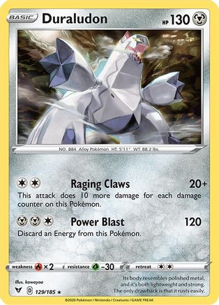 Duraludon 129/185 - SWSH04 Vivid Voltage Holofoil - Golden Apple Comics