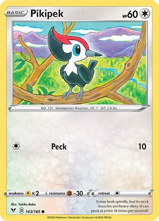 Pikipek 143/185 - SWSH04 Vivid Voltage