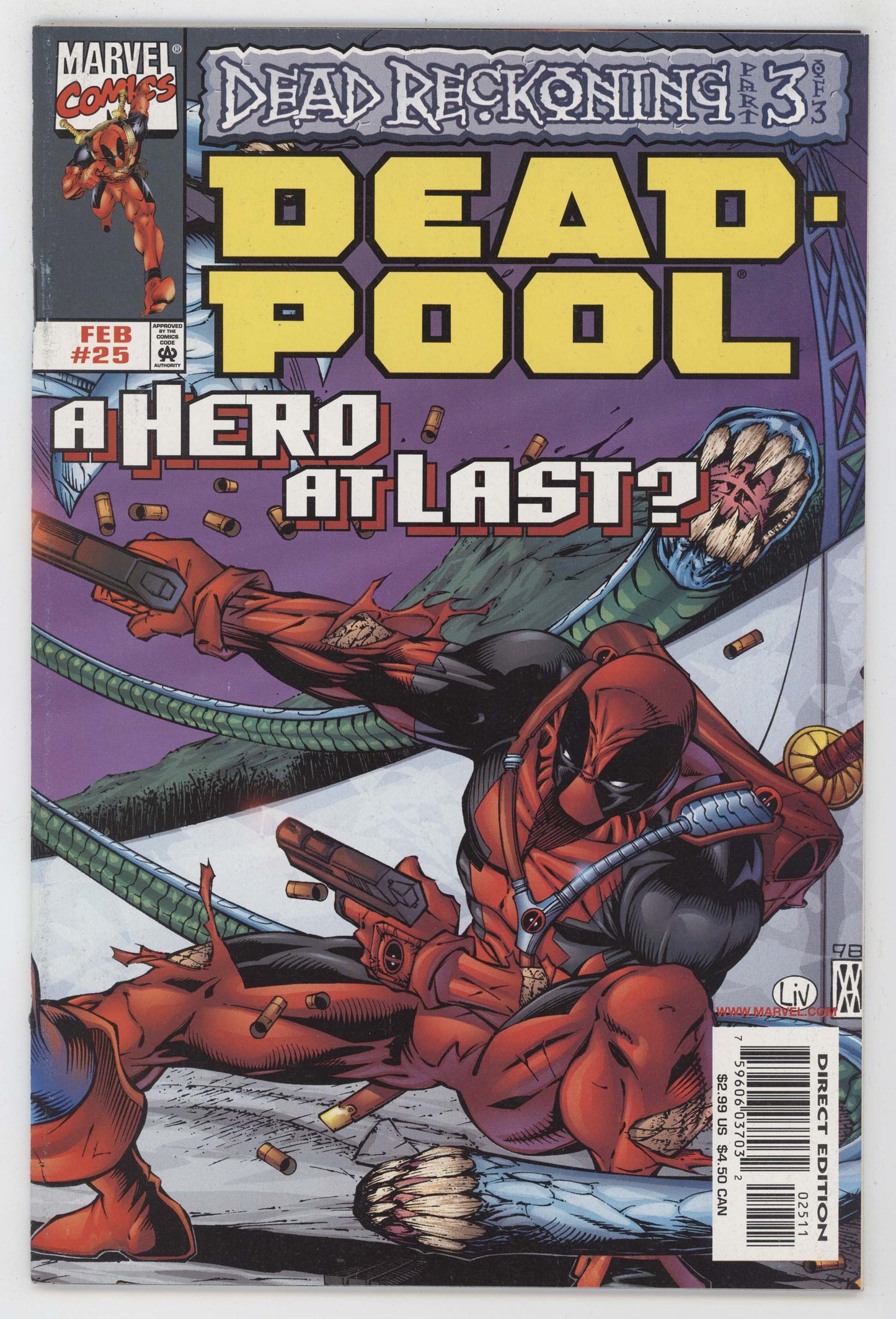 Deadpool 27 Marvel 1999 NM Joe Kelly Walter McDaniel