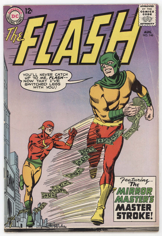 Flash 146 DC 1964 VG FN Mirror Master Carmine Infantino Cash Money