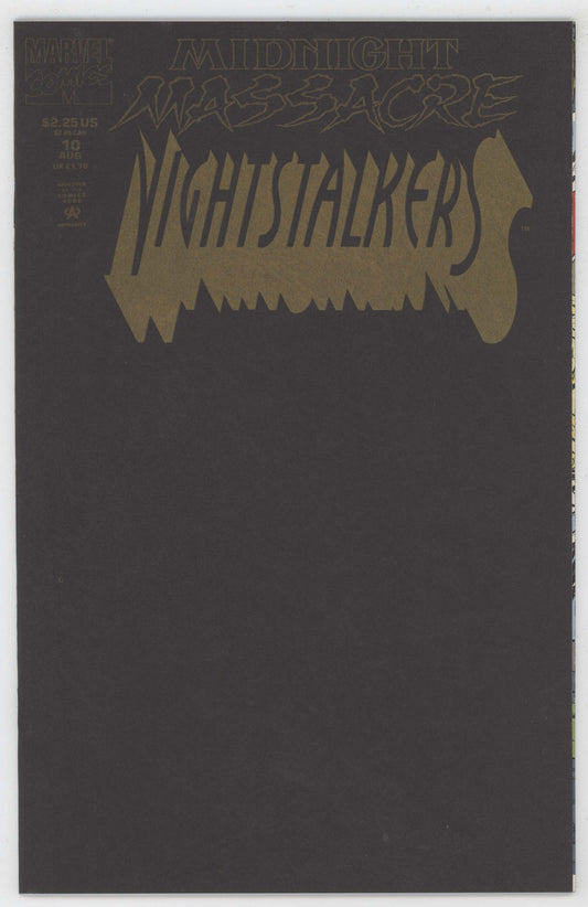 Nightstalkers 10 Marvel 1992 NM Midnight Massacre Blade Ghost Rider Darkhold