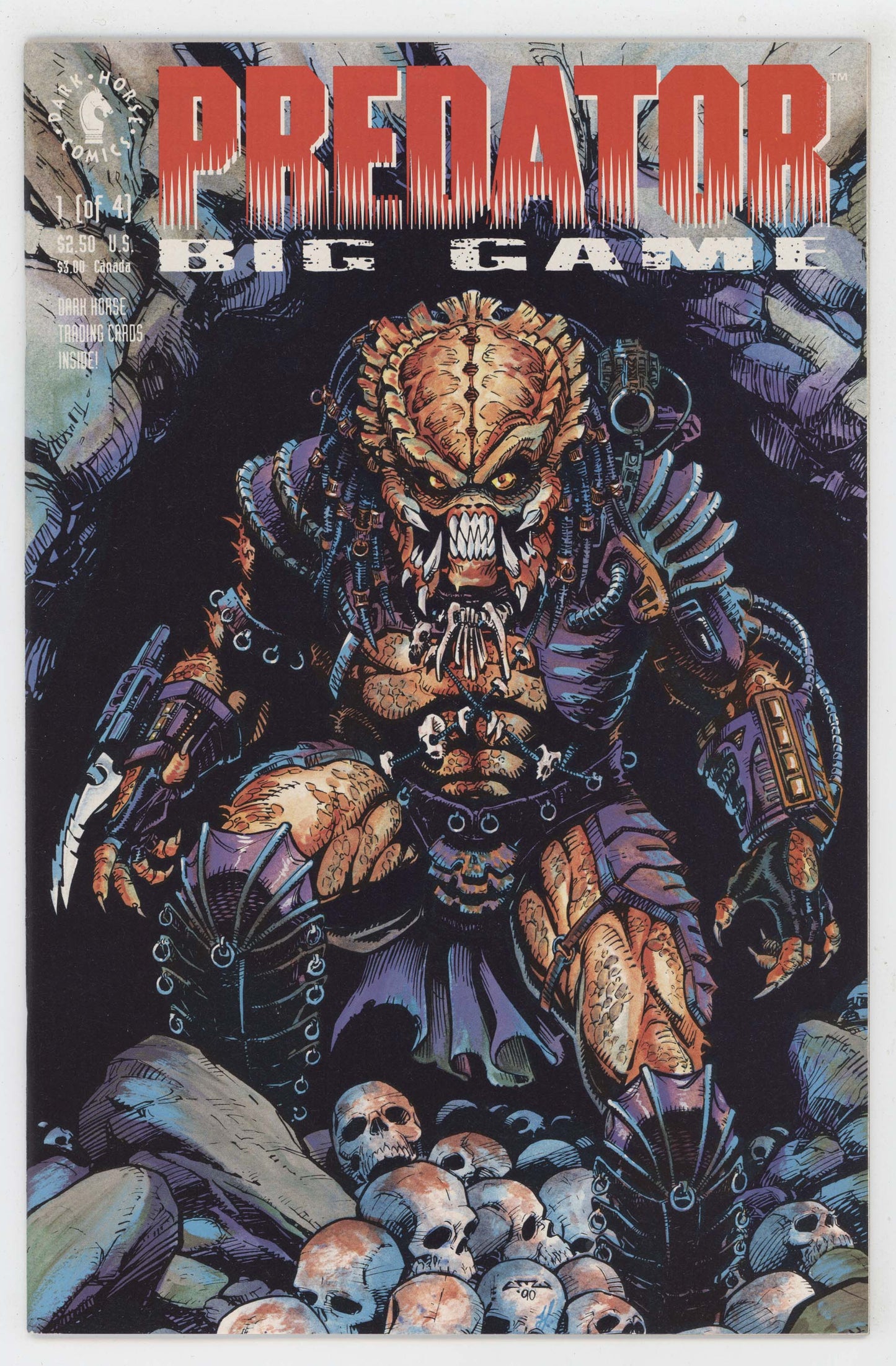 Predator Big Game 1 Dark Horse 1991 NM Chris Warner John Arcudi Movie