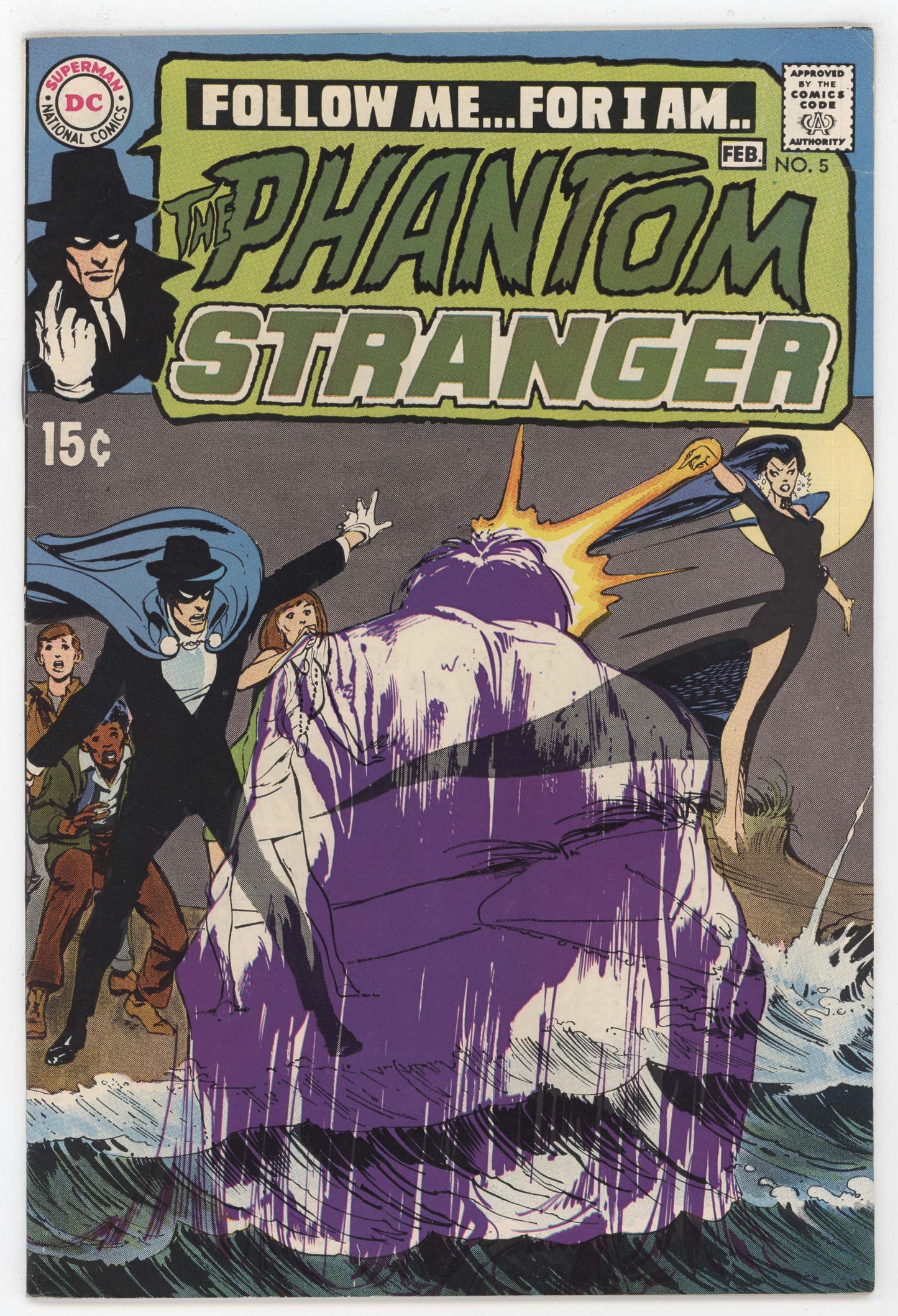 Phantom Stranger 5 DC 1970 FN VF Neal Adams
