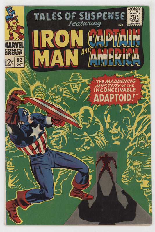 Tales Of Suspense 82 Marvel 1966 FN Iron Man Captain America Jack Kirby