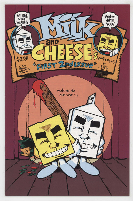 Milk & Cheese 5 Slave Labor 1993 NM 1st Print Evan Dorkin