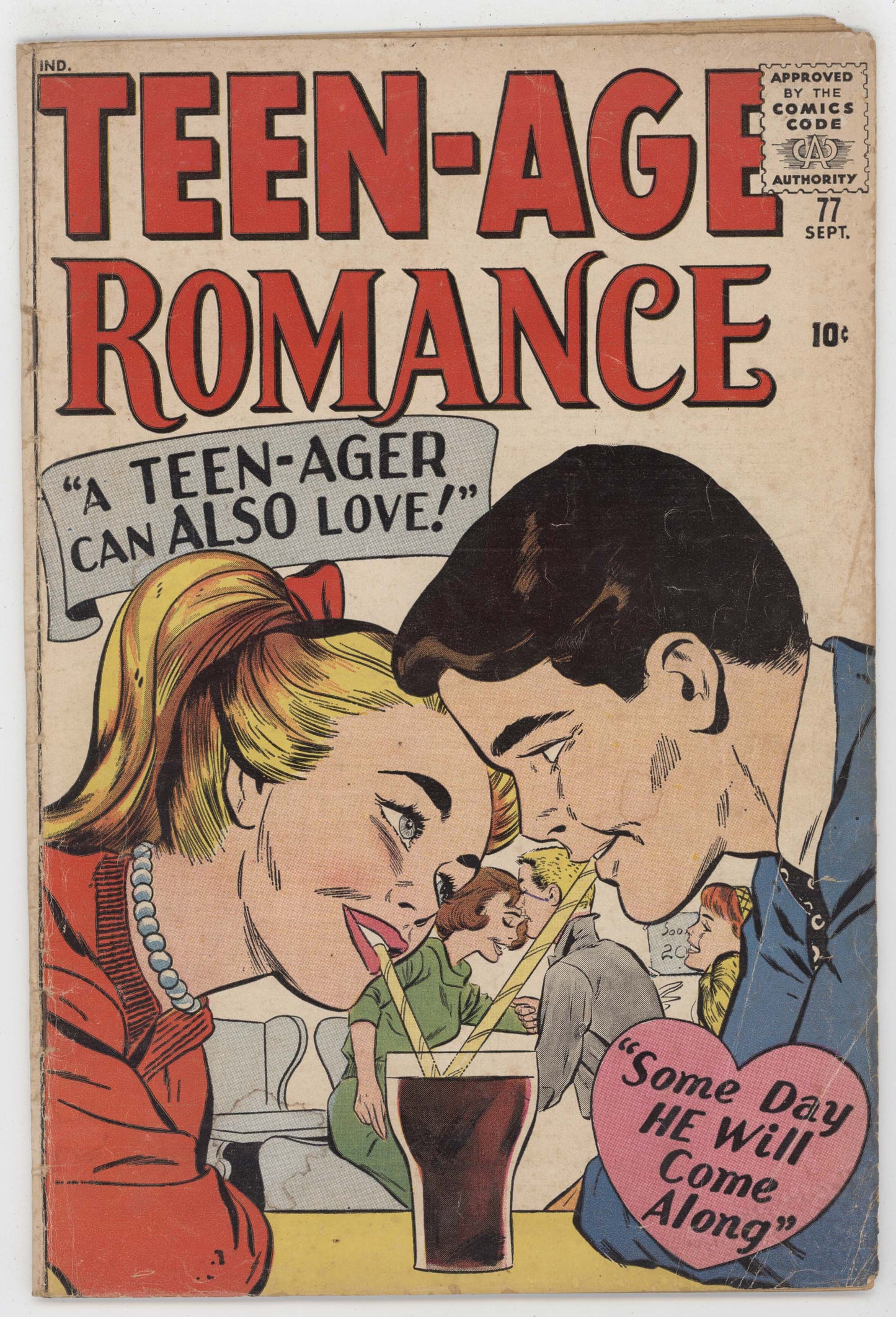 Teen-Age Romances 77 Marvel 1960 GD VG Vince Colletta Soda Shoppe