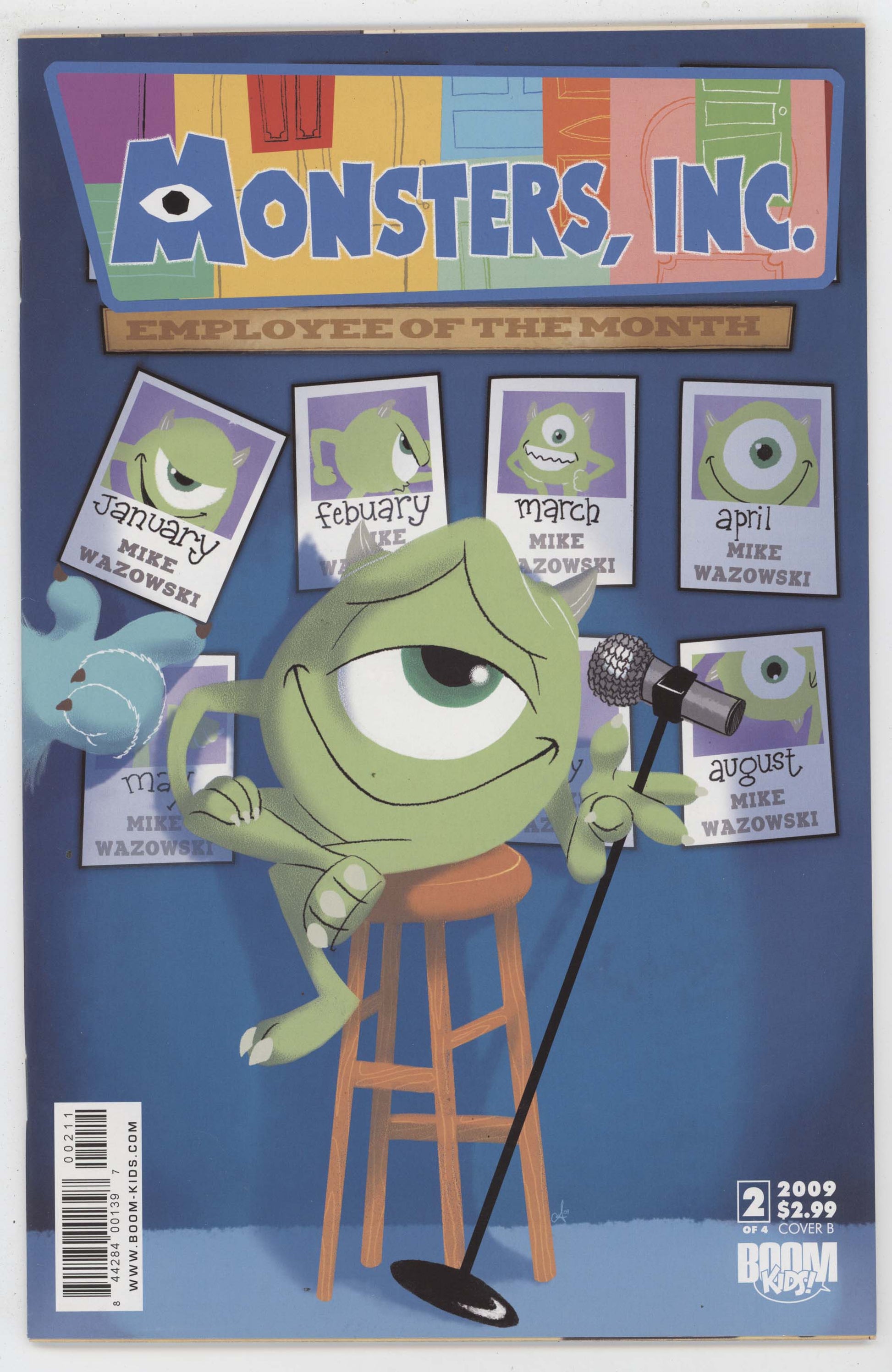 monsters university comic book Monsters Inc Laugh Factory 2 B Boom 2009 NM- 9.2 Amy Mebberson Variant